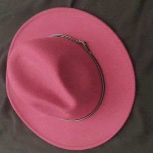 Fancy burgundy hat